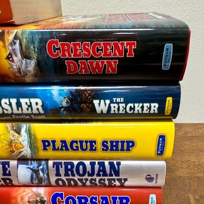 Clive Cussler Book Lot
