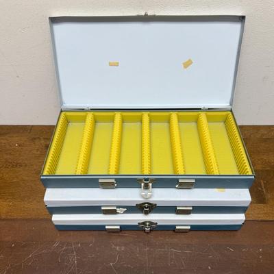 Lot of 3 Vintage 35mm Slide Storage Cases