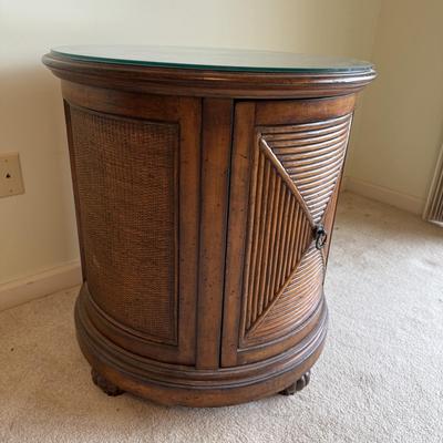 Wooden Circular Side Table (PB-BM)