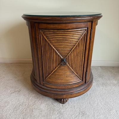 Wooden Circular Side Table (PB-BM)