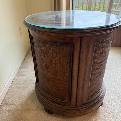 Wooden Circular Side Table (PB-BM)