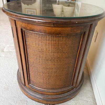 Wooden Circular Side Table (PB-BM)