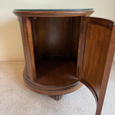 Wooden Circular Side Table (PB-BM)