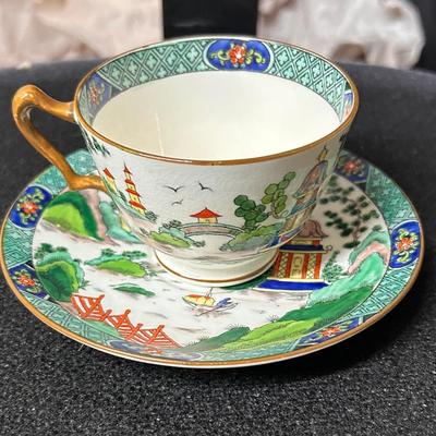 Crown Staffordshire Teacup & Saucer