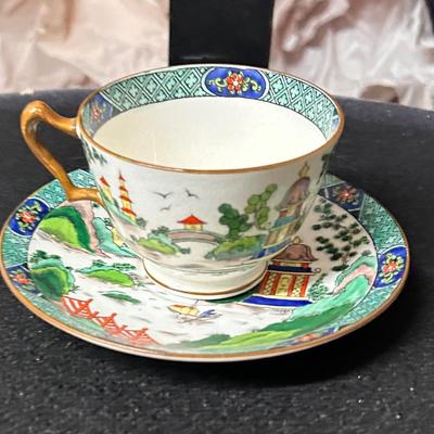 Crown Staffordshire Teacup & Saucer