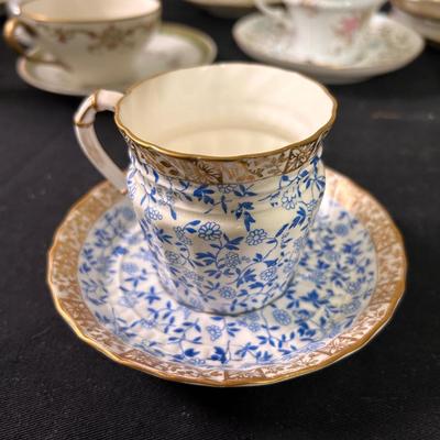 Burslem Teacup & Saucer