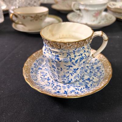 Burslem Teacup & Saucer