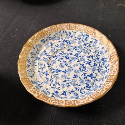Burslem Teacup & Saucer