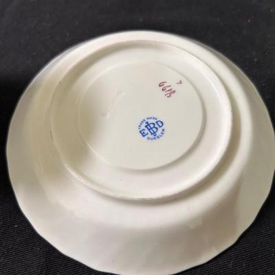 Burslem Teacup & Saucer