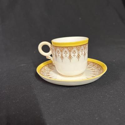 Royal Worcester 1887 Demitasse & saucer
