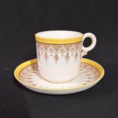 Royal Worcester 1887 Demitasse & saucer