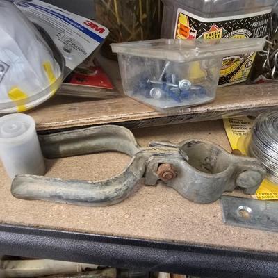 Large assortment of home hardware - Zip ties - Nails - Fasteners - and more