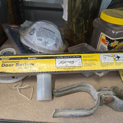 Large assortment of home hardware - Zip ties - Nails - Fasteners - and more