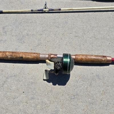 Lot of 3 Vintage Fishing Rods – Johnson Century Reel, Daisy Troller DT6, & More