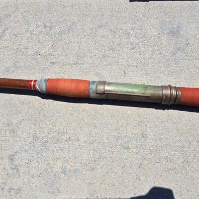 Lot of 3 Vintage Fishing Rods – Fiberglass & Wood Handles, Classic Hardware