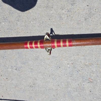 Lot of 3 Vintage Fishing Rods – Fiberglass & Wood Handles, Classic Hardware