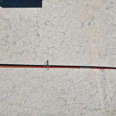 Lot of 3 Vintage Fishing Rods – Fiberglass & Wood Handles, Classic Hardware