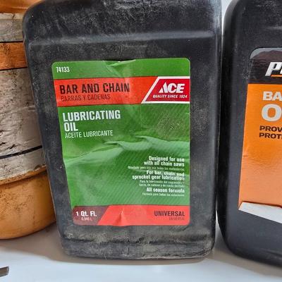 Chainsaw Maintenance Lot – Bar & Chain Oil, Files, WD-40, and More