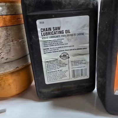 Chainsaw Maintenance Lot – Bar & Chain Oil, Files, WD-40, and More