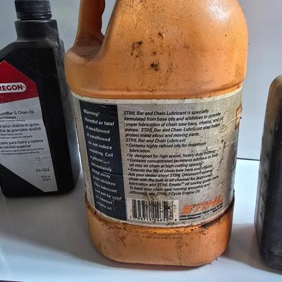 Chainsaw Maintenance Lot – Bar & Chain Oil, Files, WD-40, and More