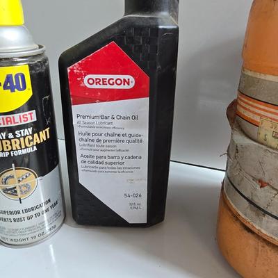 Chainsaw Maintenance Lot – Bar & Chain Oil, Files, WD-40, and More