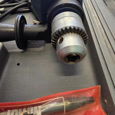 Ryobi 1/2" Hammer Drill Kit – Includes Auger Bits & Case