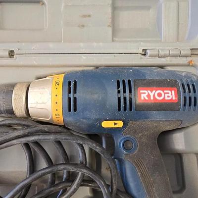 Ryobi Variable-Speed Corded Drill with Collated Screw Strips