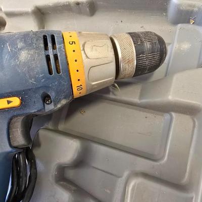 Ryobi Variable-Speed Corded Drill with Collated Screw Strips