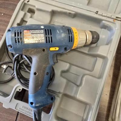 Ryobi Variable-Speed Corded Drill with Collated Screw Strips