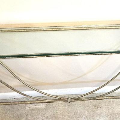 Vintage Hollywood Regency Style Console Table