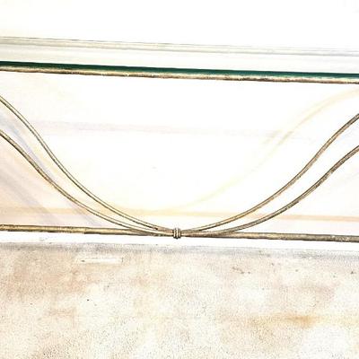 Vintage Hollywood Regency Style Console Table