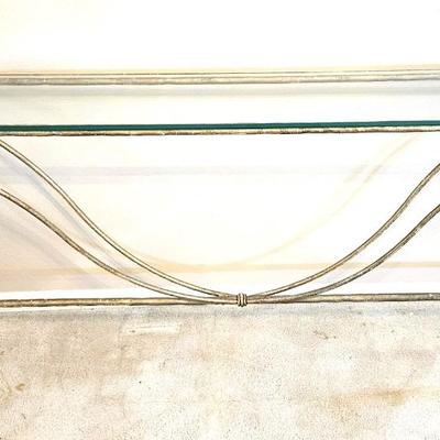 Vintage Hollywood Regency Style Console Table