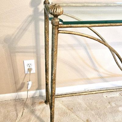 Vintage Hollywood Regency Style Console Table