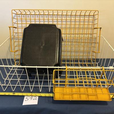 Baskets and Stool