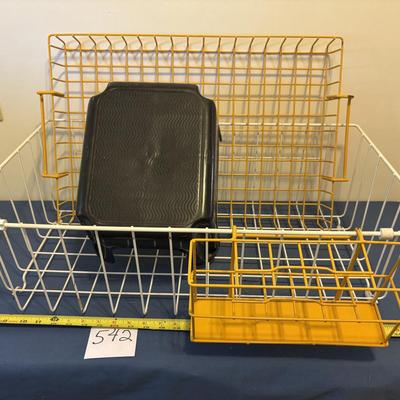 Baskets and Stool