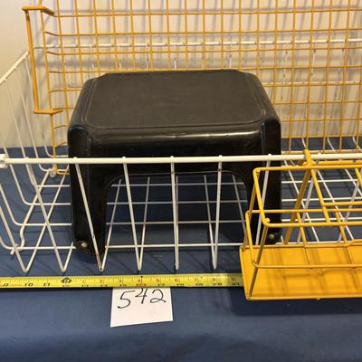 Baskets and Stool