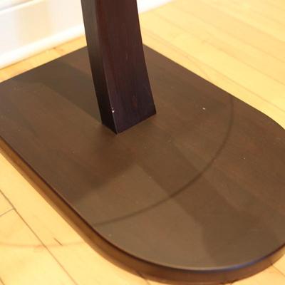 Pair of Modern Glass-Top Accent Tables