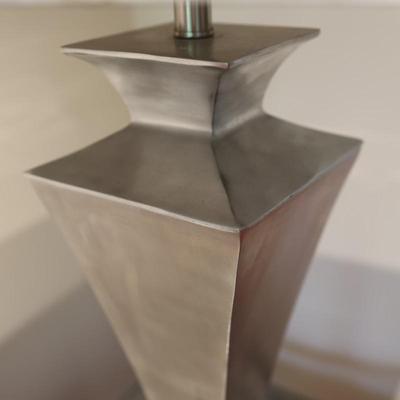 Sculptural Metal Table Lamp
