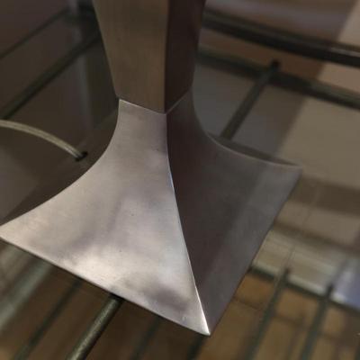 Sculptural Metal Table Lamp
