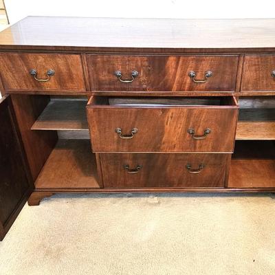 Vintage Mahogany Credenza