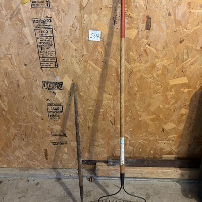 Rake and Hoe