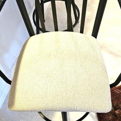 2 Tan/Black Bar Stools