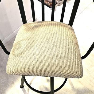 2 Tan/Black Bar Stools
