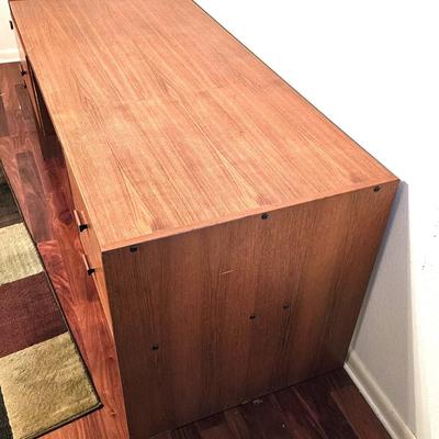 Danish Modern Teak Desk with 4 Drawers