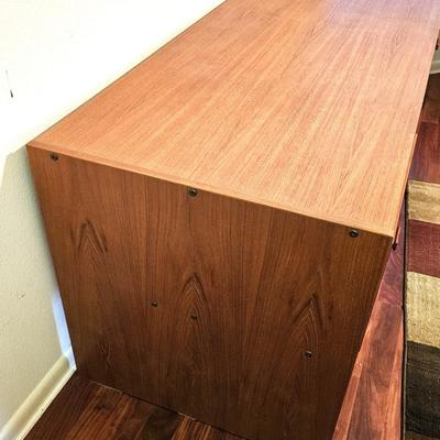 Danish Modern Teak Desk with 4 Drawers