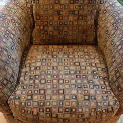 Bonita Interiors Pair of Swivel Club Chairs (See Details)