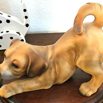 4 Dog Figurine Lot