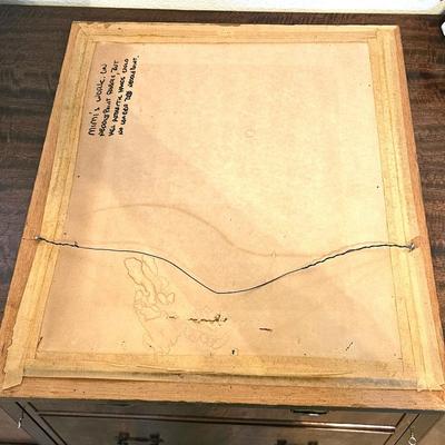 Mid Century Crewel Embroidery
