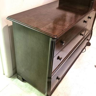 Pali wood Brown Changing Table