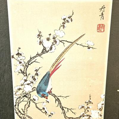 2 Vintage Chinese Silk Watercolors